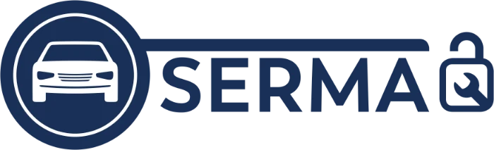 SERMA Logo, Prüfstelle für den Zugang zu sicherheitsrelevanten Fahrzeugdaten